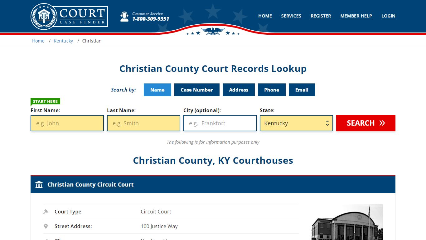 Christian County Court Records | KY Case Lookup